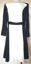 Marc by Marc Jacobs Black & White Color Block Silk Dress Size 8 NWT 