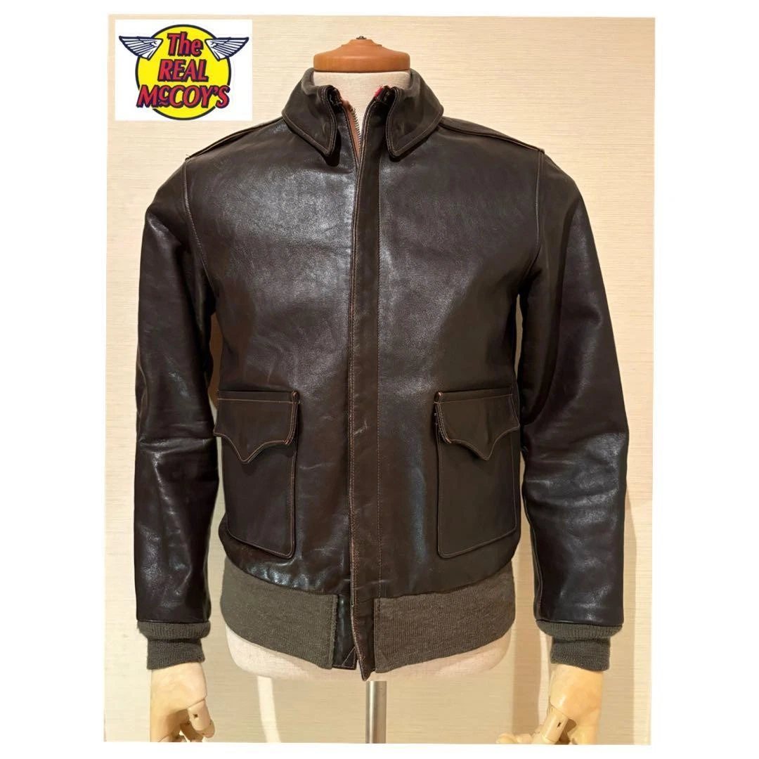 The Real McCoy's Leather Outer Shell Coats, Jackets & Vests for