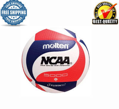 Molten V5M5000-3N Flistatec NCAA Volleyball - Red/White/Blue- PU Microfiber Ball