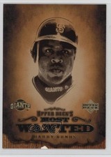 2001 Upper Deck Most Wanted Barry Bonds #MW12 1k0j