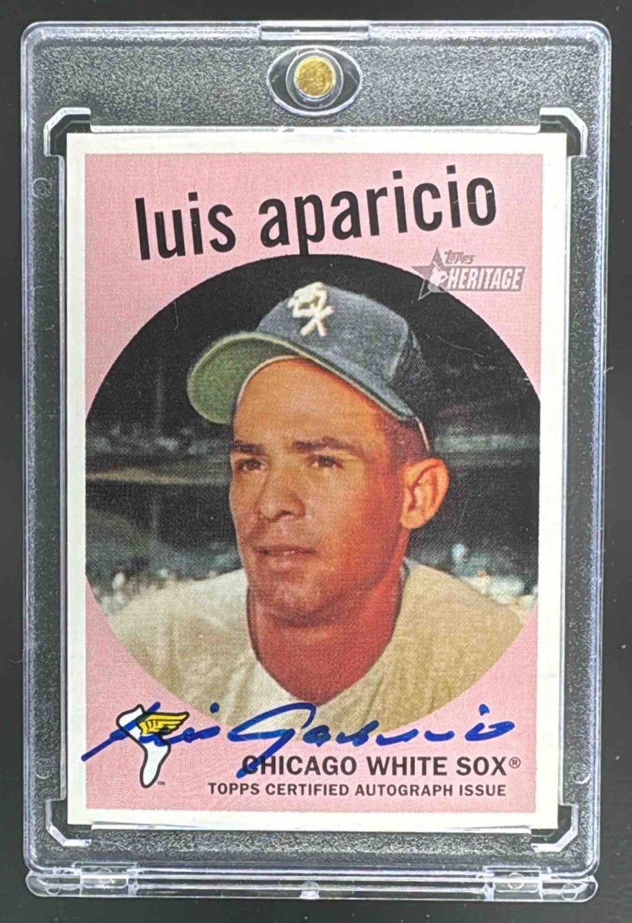 Luis Aparicio 2008 Topps Heritage #ROA-LA Real One Auto