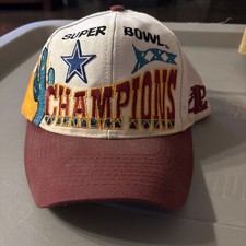 Vintage Logo Athletic Dallas Cowboys Super Bowl XXX Champions Snapback Hat NFL