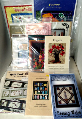 Quilting & Applique Patterns- 12 New Pkgs. Excellent Deal - Lot of 12