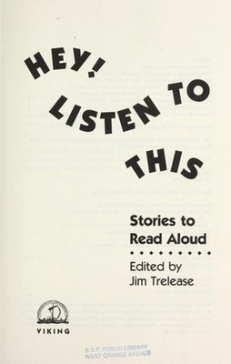 Hey! Listen to This : Stories to Read-Aloud Hardcover