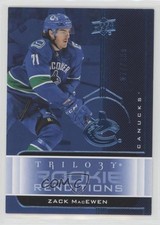 2019 Upper Deck Trilogy Rookie Renditions Blue Foil /399 Zack MacEwen #RR-23 8yu
