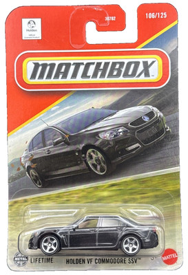 Matchbox 2025 MBX Team Holden 106/125 Black Holden VF Commodore SSV
