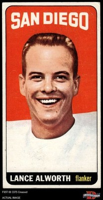 1965 Topps #155 Lance Alworth Chargers HOF 3.5 - VG+