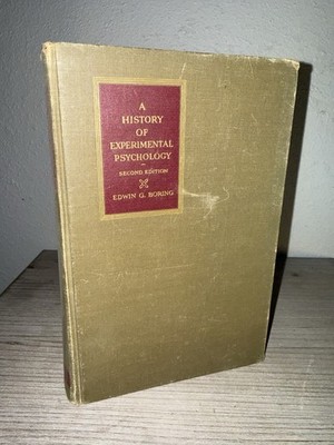 A History of Experimental Psychology 1950 HC 2nd Ed Edwin G Boring Book