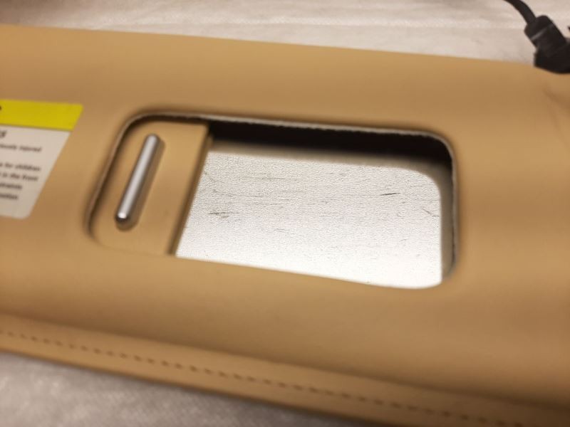 Bentley Continental Flying Spur Right Sun Visor Shade Passenger Side Beige