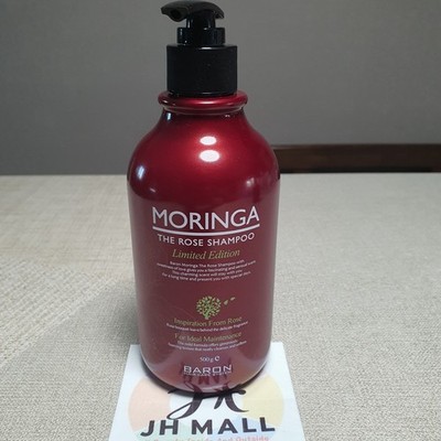BARON Moringa The Rose Hair Shampoo 16.9OZ Nutrition Moisturizer K beauty