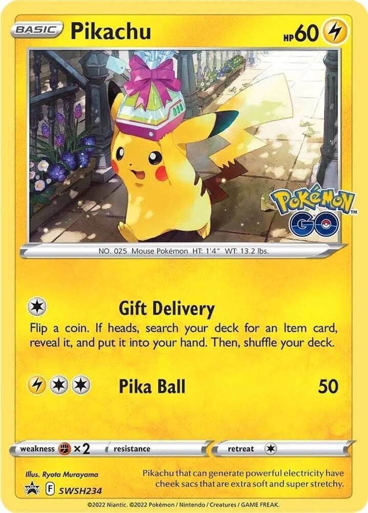 Pikachu SWSH234 | Pokemon TCG SWSH Black Star Promo | Near Mint