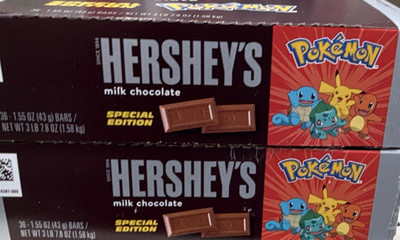Hershey's Milk Chocolate Pokémon Special Edition Bar, 3 oz (85 g)