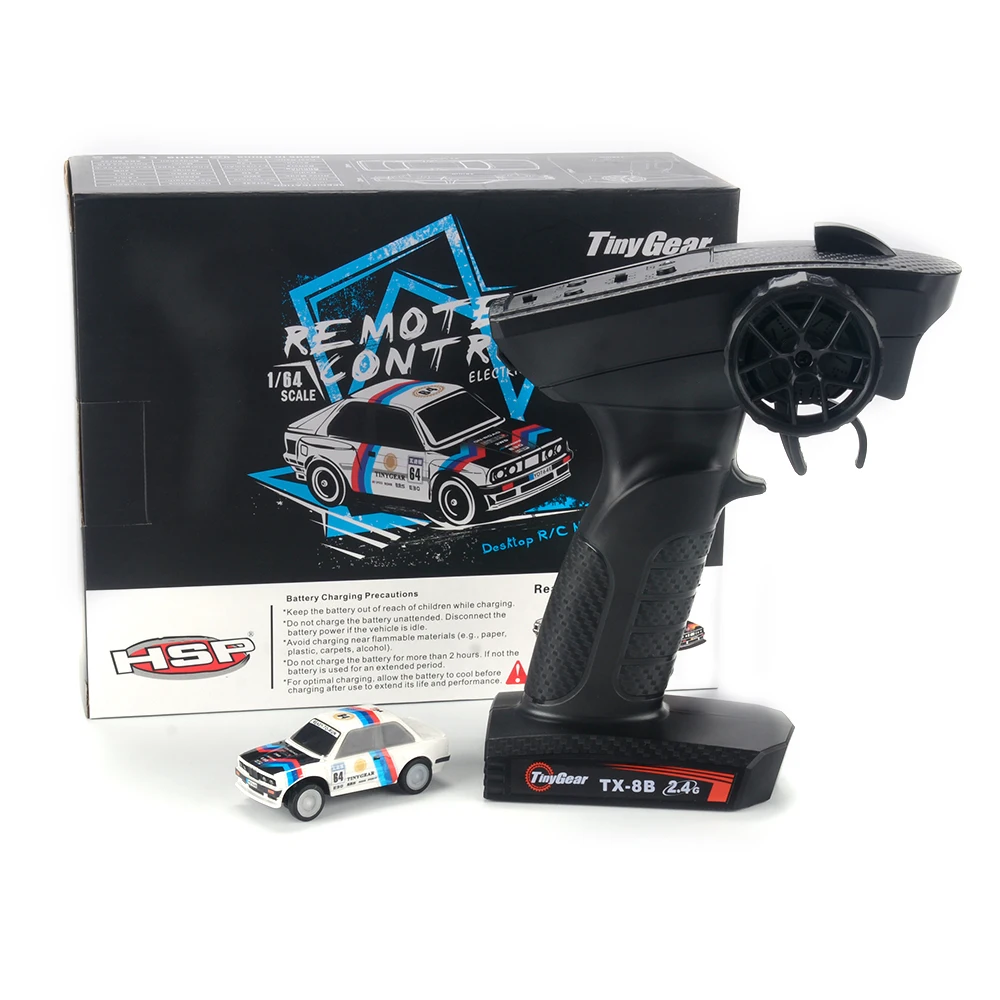 Hsp Tinygear 1:64 2.4Ghz Rtr Full Scale Mini Remote Control Car Desktop Simulati