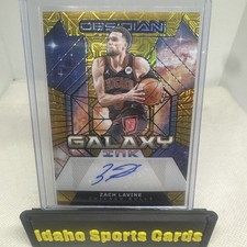 Panini Obsidian 2023-24 Galaxy Ink Zach LaVine Chicago Bulls Gold Flood #2/10
