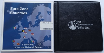 #ad #ad 10th Anniv of the Euro 12 Collection of Last National Coins in Euro Zone Sets $19.50
