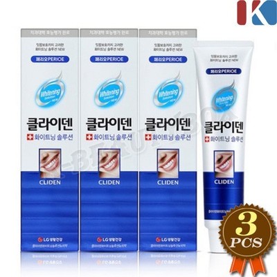 CLIDEN Whitening Solution Original Neu Zahnpasta 120g x3 Stück Tagespflegelösung