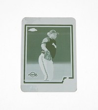 2004 Topps Chrome Traded Printing Plates Cyan Junior Spivey #T59 1/1