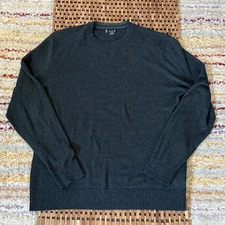 Smartwool Merino Wool Crew Neck Sweater Forest Green Men's Size Large L