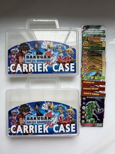VTG Bakugan Brawlers Storage Cases with Cards 2006-2008Sega Spinmaster