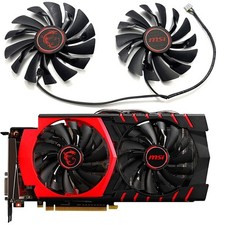Dual Graphics Card Fan for MSI R9 390X 390 380/R7 370 GAMING PLD10010S12HH 95mm
