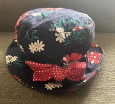 Gymboree Vintage girls "HI HO SAILOR" Hat Rainbow Tag Sz M/L -Spring 1996