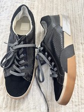 Dolce Vita Zina onyx embossed leather sneakers Size 9.5 Worn Once