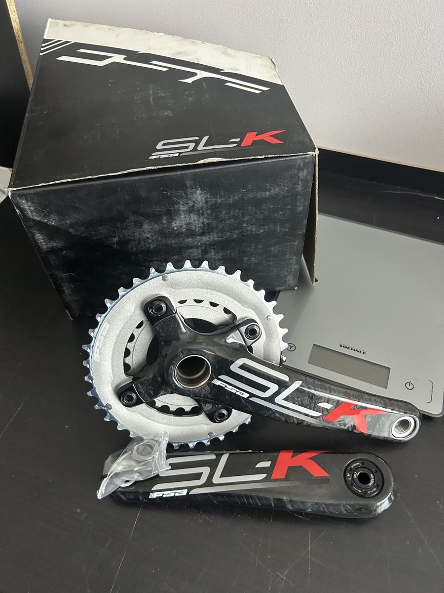 NEW FSA SL-K Mega Exo Carbon Crankset 175mm 38/24T 9-10s + FSA