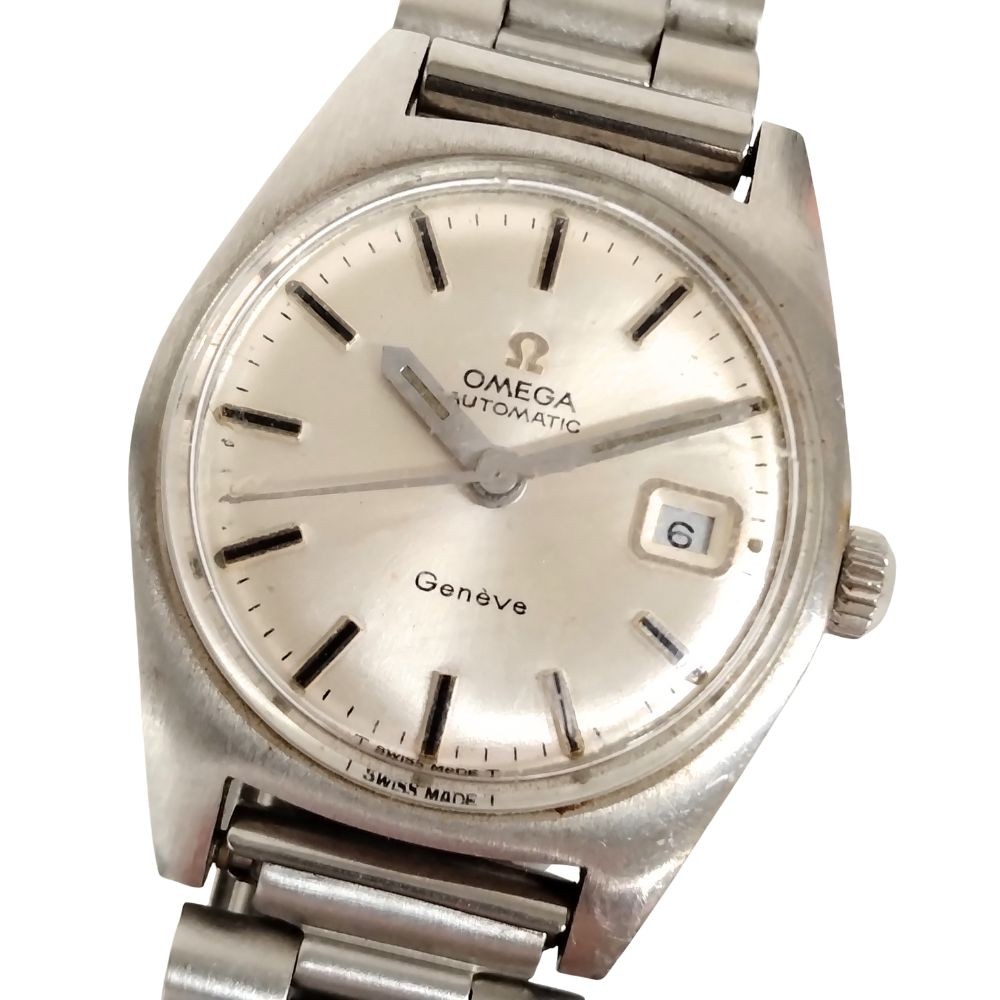 Omega Geneva Date Automatic Silver Women's Watch Ref C632
