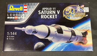 Revell Apollo 11 Saturn V Rocket 1:144 Scale Model Kit 04909 New Sealed Box