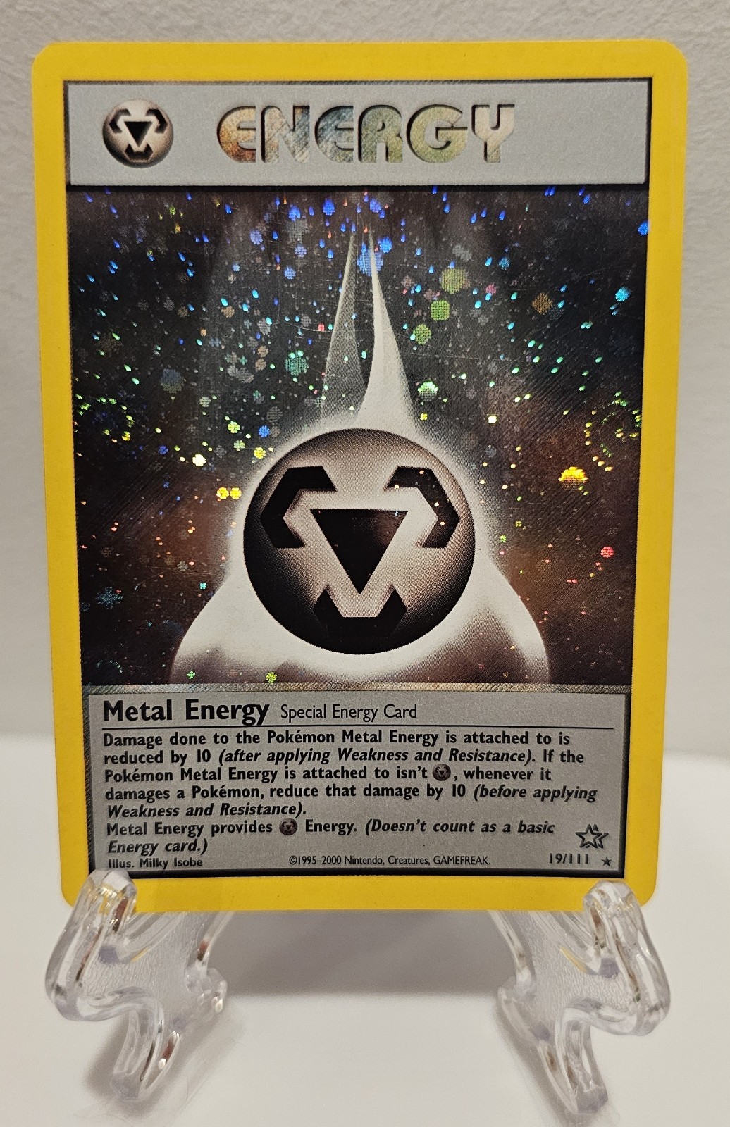 Metal Energy #19 Holo Pokemon Neo Genesis POKEMON 2000 NEAR MINT