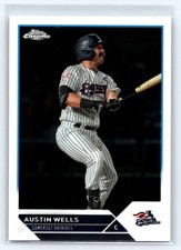 2023 Topps Pro Debut Austin Wells Chrome #PDC-10 Somerset Patriots