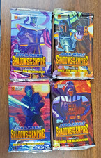 1997 Star Wars Shadpws of Empire Hildebrandt Lot of 4 Diff Sealed Card Packs