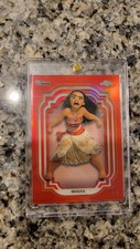 2024 Disney Topps Chrome Red Refractor Moana /5 Rare