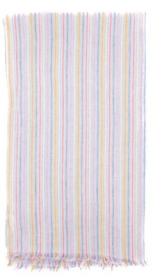 Luigi Borrelli Mehrfarbig Gestreift Lang Schal - 168cm x 68.6cm - (LBSS12132)