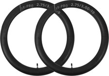 2-Pack 2.50/3.00-18 Heavy-Duty Motorcycle Inner Tubes, 3Mm Butyl Rubber with TR4