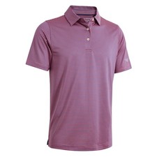 Mens Golf Shirts Moisture Wicking Dry Fit Short Sleeve Performance Sport Stri...