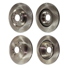 Front and Rear Disc Brake Rotors For 2007-2015 Mazda CX-9