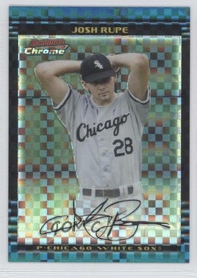 2002 Bowman Chrome Draft Picks & Prospects X-Fractor Josh Rupe Rookie RC n1u