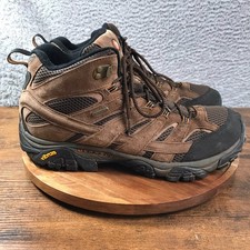 Merrell Moab 2 Mid Waterproof Hiking Boots Mens 13 Earth Brown Suede Outdoor