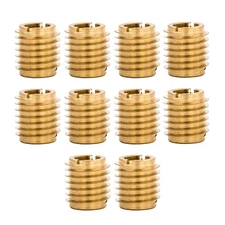 E Z Lok Threaded Inserts For Hard Wood Brass Or Stainless Steel Options