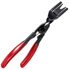 Car Panel Trim Removal Tool, Interior Clip Plier with Red Non-Slip Handle