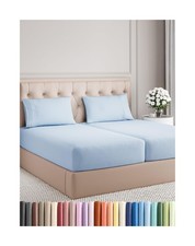 Split King Size 5 Piece Sheet Set - Comfy Breathable Cooling Bed Sheets Set ...