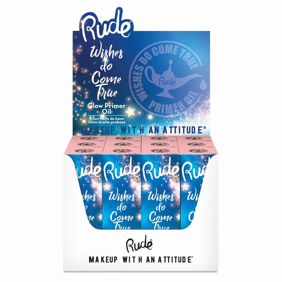 RUDE Wishes Do Come True Glow Primer Oil - Rose Gold, Display Set, 12 Pieces - Image 3 of 3