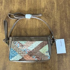 Donna Sharp Quilted Patchwork Sienna Olivia Crossbody Wristlet Boho Purse NWT