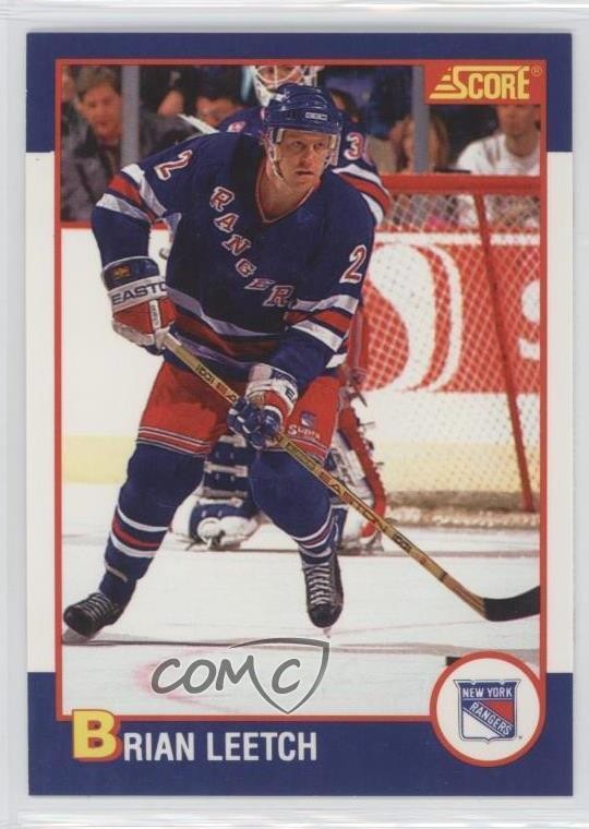 1991-92 Score Kellogg's Brian Leetch #8 HOF 8tn