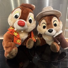 Vintage Chip n Dale Rescue Rangers Plush Dolls Disneyland Walt Disney World 10”