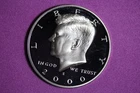 ESTATE FIND 2000 S PROOF SILVER KENNEDY HALF DOLLAR #K58503
