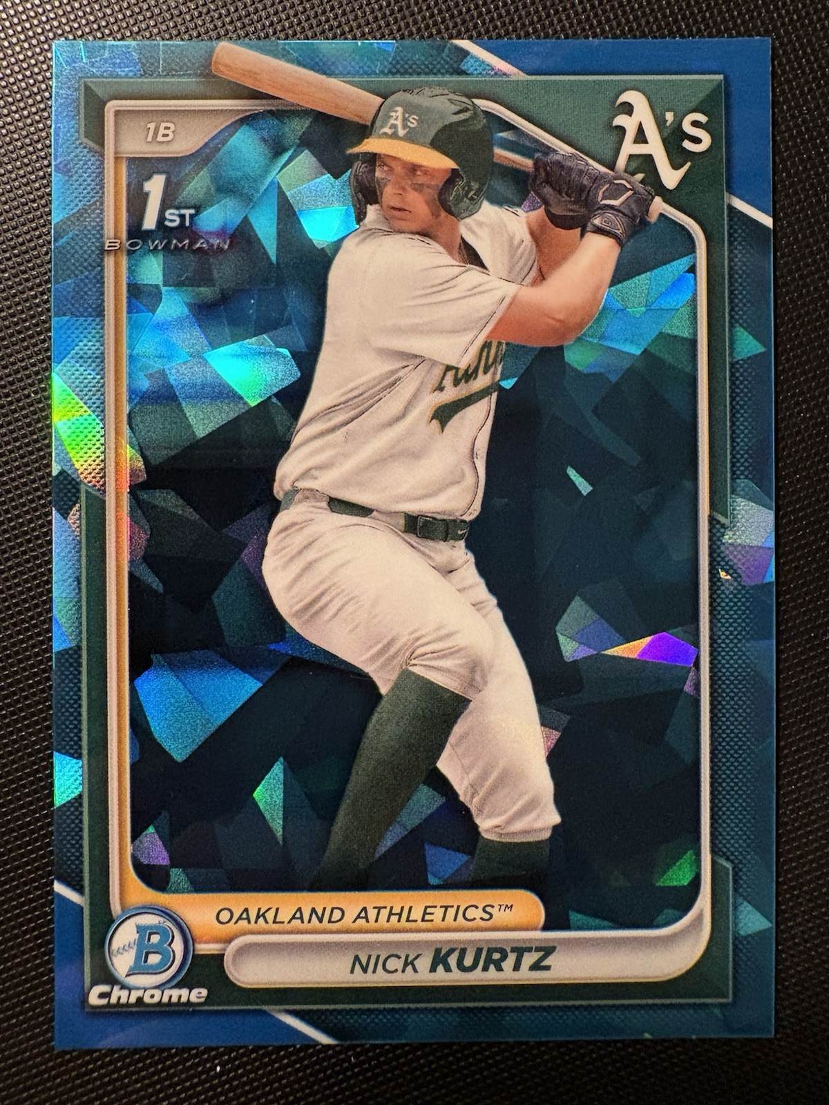 Nick Kurtz 2024 Bowman Draft SAPPHIRE First Bowman Chrome Rookie Card #BDC-56!