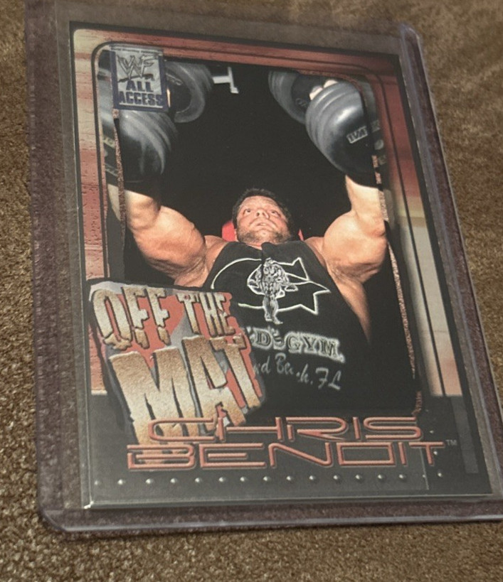 2002 Fleer WWF All Access Off The Mat Chris Benoit #56