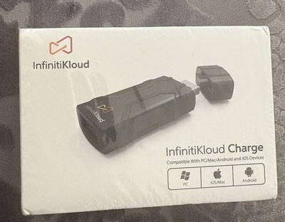 INFINITIKLOUD CHARGE NEW IN BOX USB DRIVE COMPATIBLE PC MAC ANDROID IOS